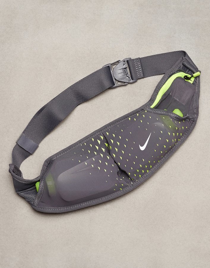 Nike Double Pocket Flask Belt Nestevyö Dark Harmaa