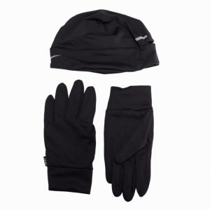 Nike Run Beanie/Glove PK Treenisetti Musta