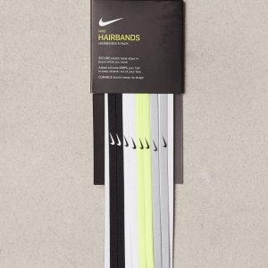 Nike Skinny Hairbands 8 P Hiuslenkki Musta/Valkoinen