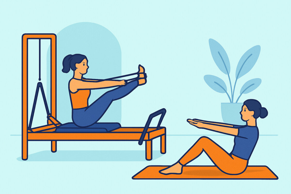 Pilates laitteilla ja matolla – erot harjoittelussa